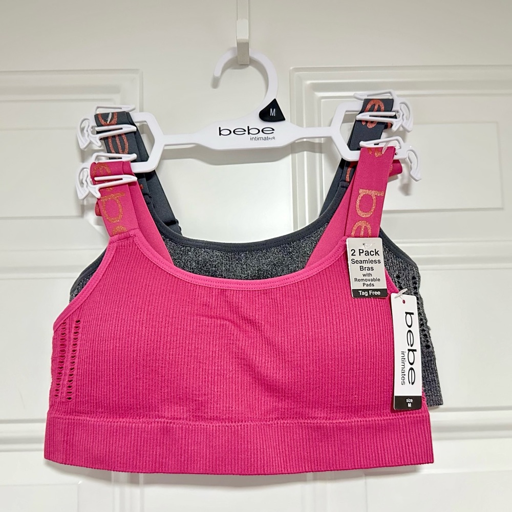 2 Pack Seamless Bras With removable Pads ( Tag Free)